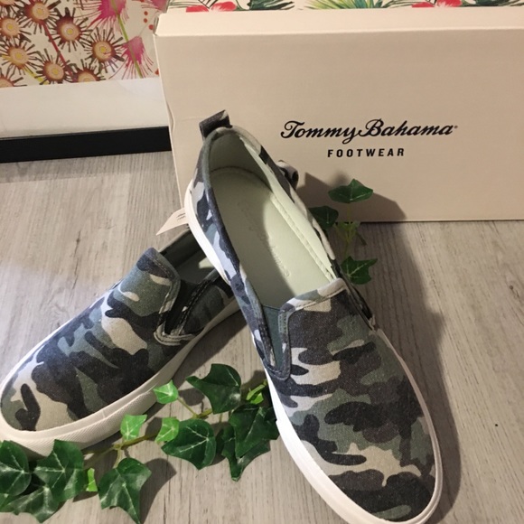 🖤💚Tommy Bahamas Camo Loafers 💚🖤 - Picture 2 of 8